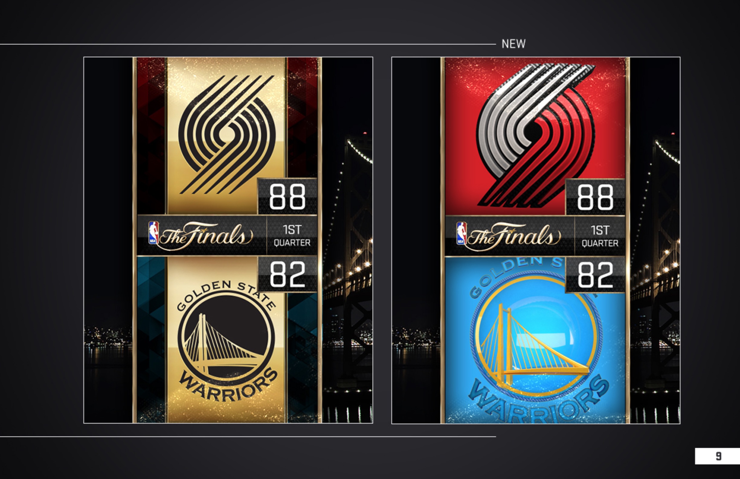 2015 NBA FINALS – Insert Designs